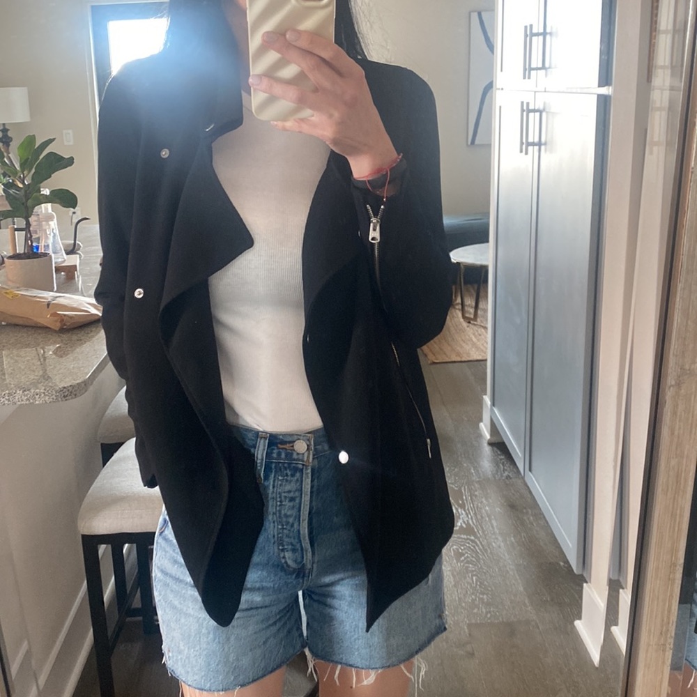 Moto style blazer